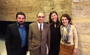 With María Martín, Federico Pallardó and Inmaculada Maestu. [València. 8th Feb, 2016]
